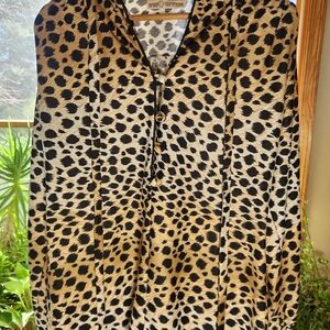 Animal Print Blouse